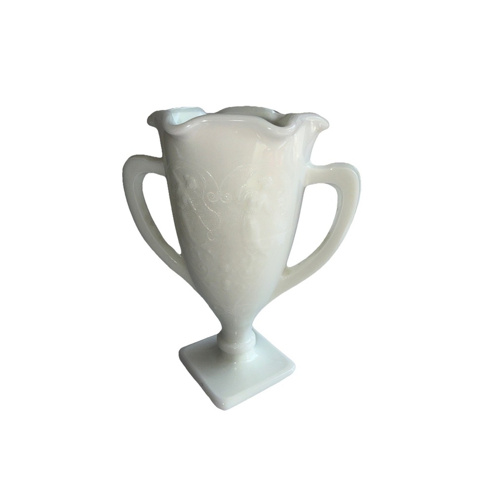 Vintage - Smith Glass - Milk Glass with dancing ladies